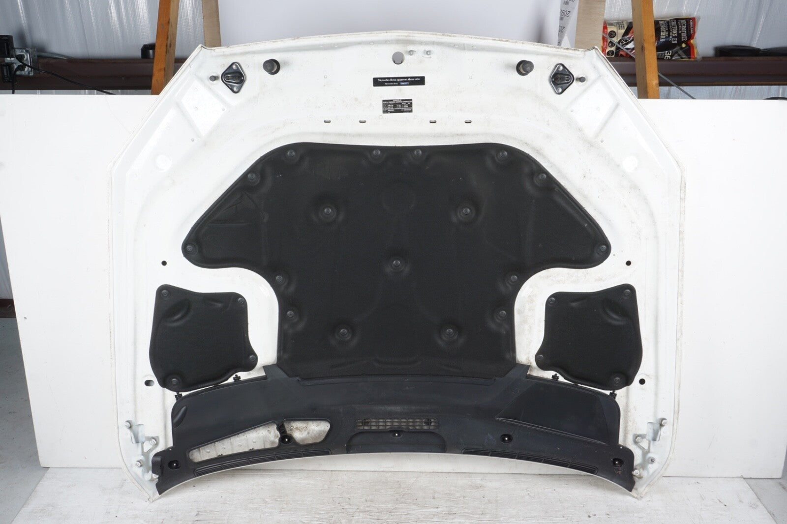 2014 - 2020 MERCEDES S500 S550 S63 OEM HOOD ASSEMBLY WHITE