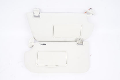 2013-2018 Ford Focus Left Right Side  Beige Vinyl Sun Visor w/ Illumination OEM