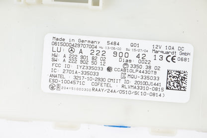 14-17 Mercedes W222 S550 S600 Keyless Go Entry Control Module  OEM