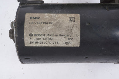 2012 - 2016 Bmw 320i 328i Engine Starter Motor Assembly OEM