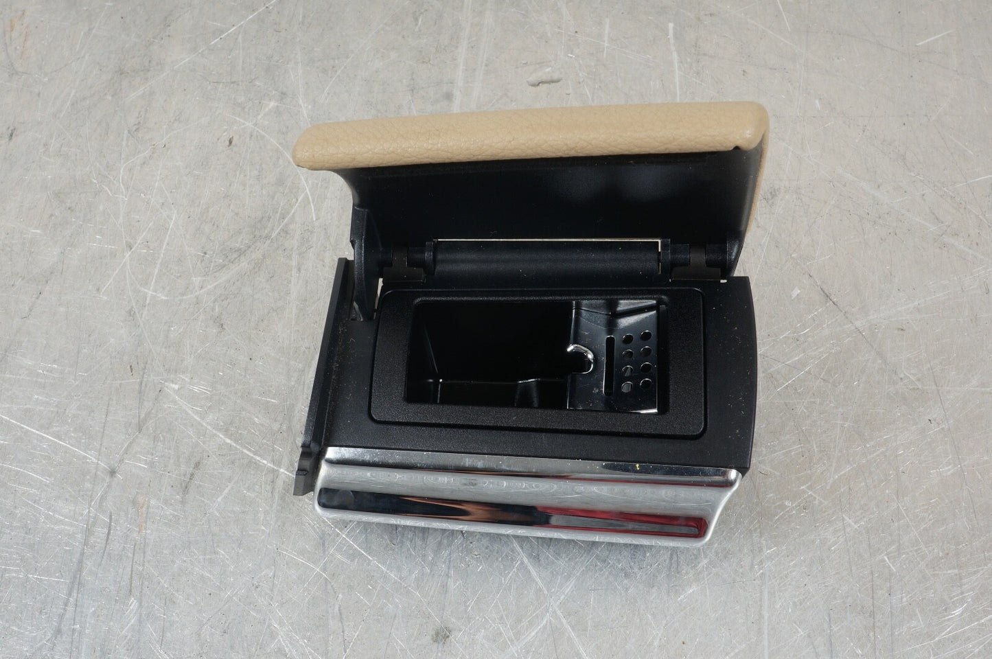 10-13 Mercedes W221 S550 S400 Rear Right Side Door Ashtray Ash Tray Beige OEM