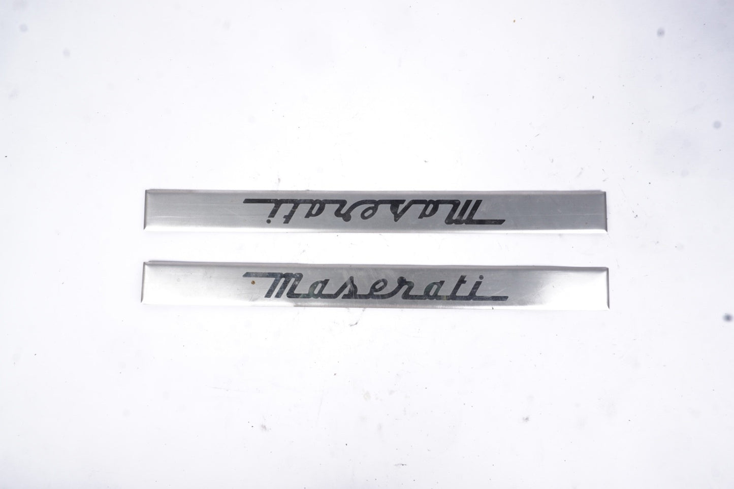 2014-2017 MASERATI GHIBLI LEFT RIGHT FRONT DOOR SILL SCUFF STEP PLATE OEM