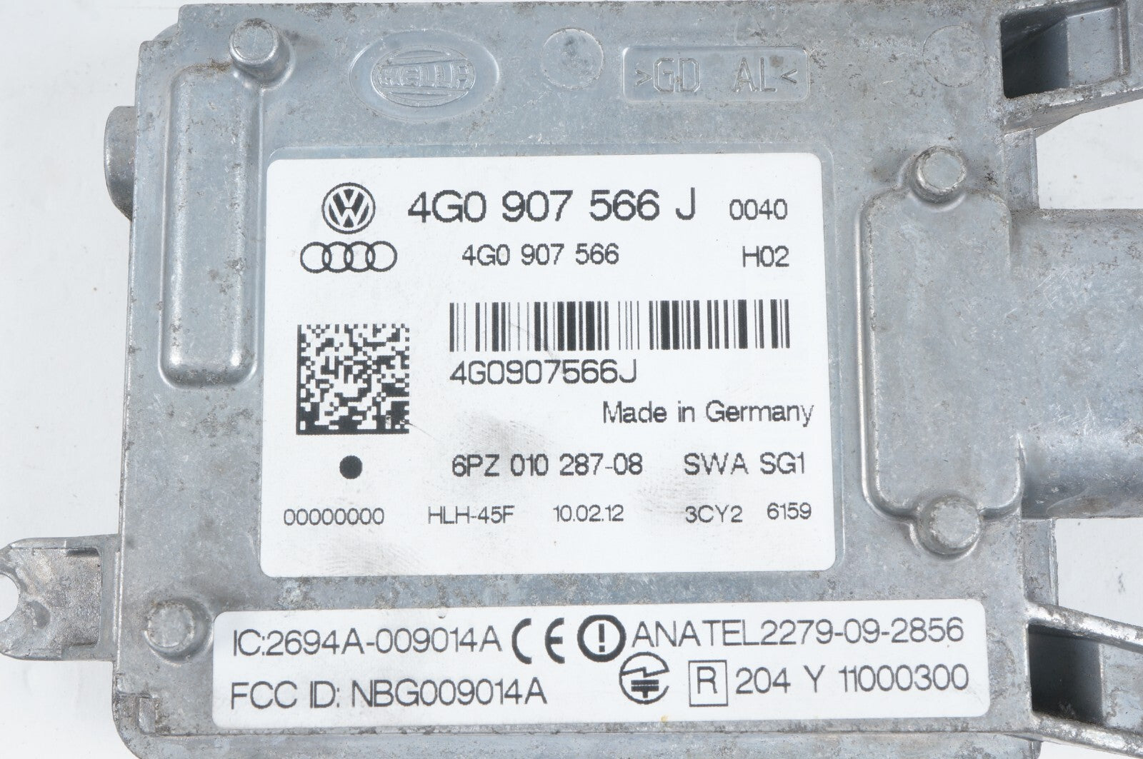 2012 - 2015 AUDI A7 REAR LEFT DRIVER SIDE BLIND SPOT RADAR SENSOR MODULE OEM