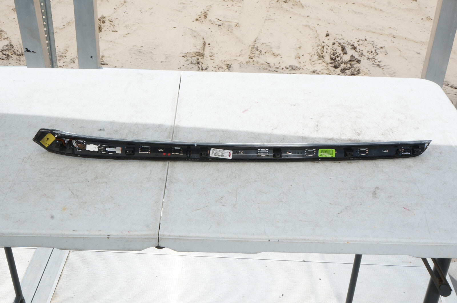 10-13 MERCEDES W221 S550 FRONT RIGHT PASSENGER DOOR WOOD TRIM 2217205222 OEM