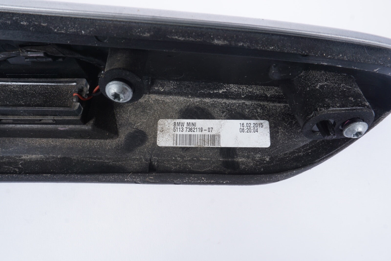 2007-2015 Mini Cooper F55 F56 rear trunk hatch handle molding OEM 7362119-07