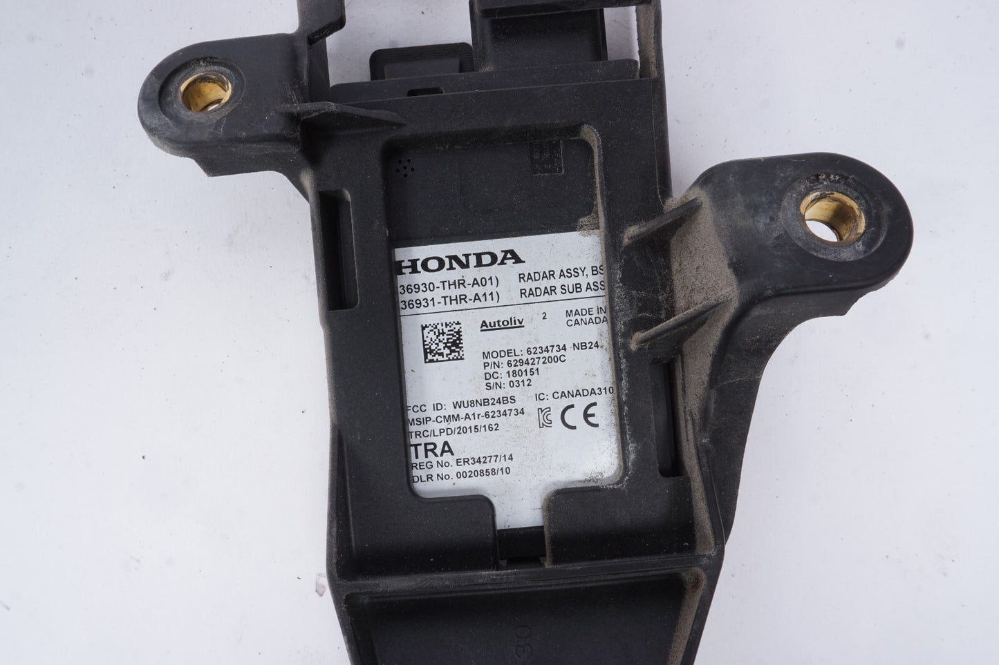 18 - 23 Honda Odyssey Rear Right Blind Spot Monitor Radar 36930-THR-A01 OEM