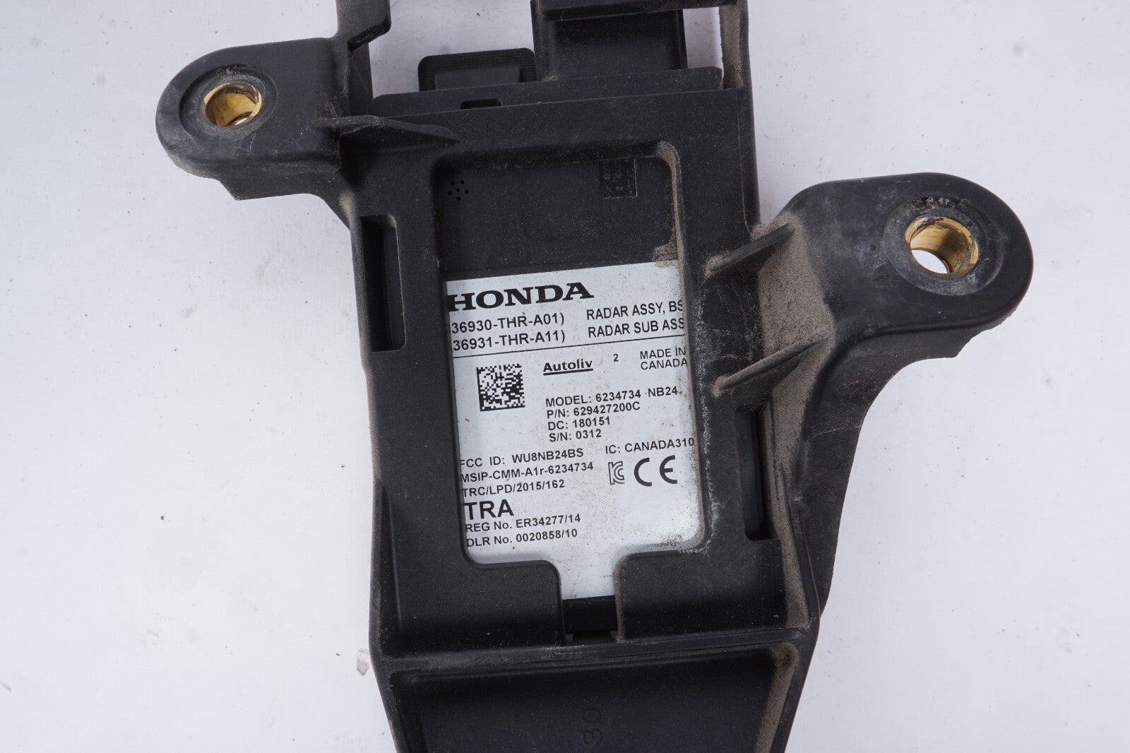 18 - 23 Honda Odyssey Rear Right Blind Spot Monitor Radar 36930-THR-A01 OEM