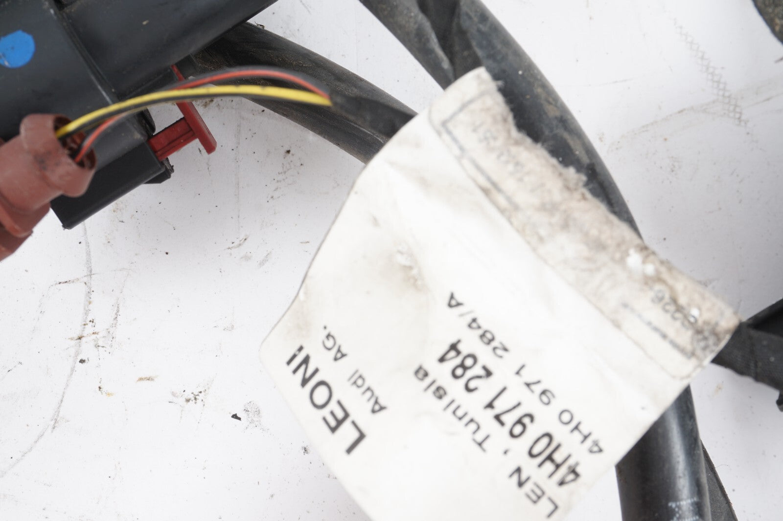 12-17 AUDI A8L A8 3.0L POSITIVE BATTERY CABLE WIRE HARNESS 4H0971224AJ OEM