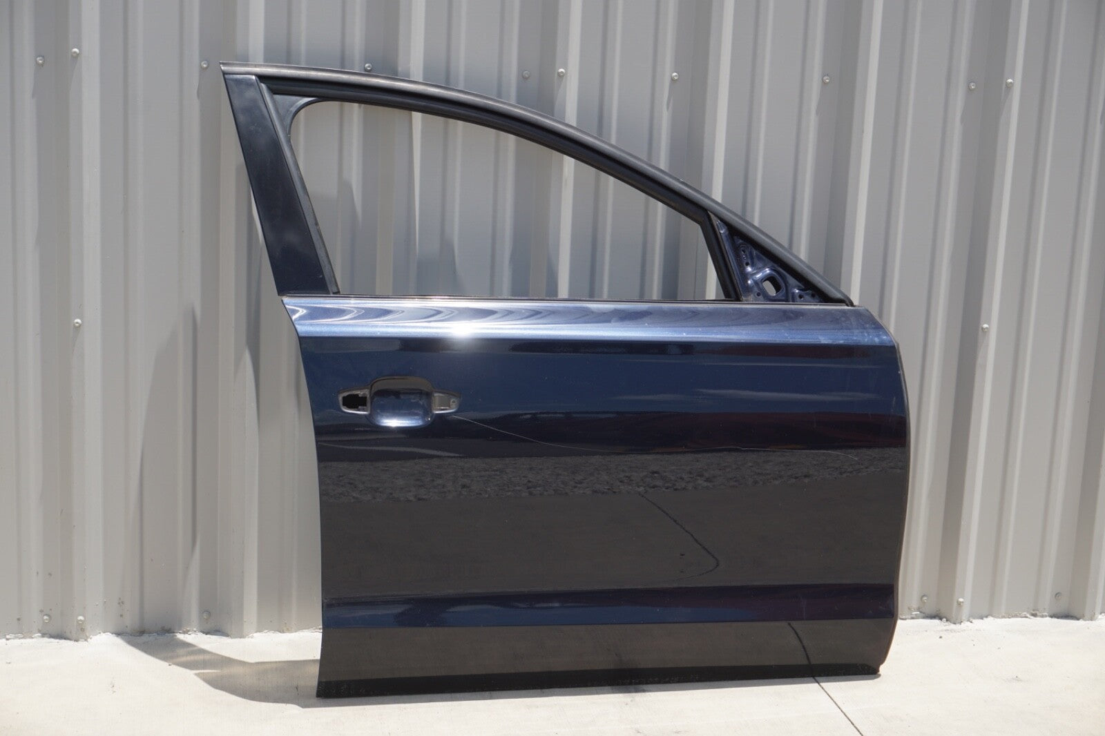 2011 - 2018 Audi A8 L Front Right Passenger Side Door Shell Black OEM