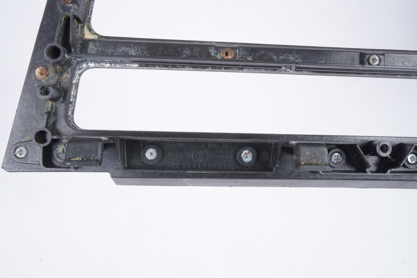 04-10 BMW 645Ci 650i Front Center Console Lower Gear Shifter Strip Wood Oem