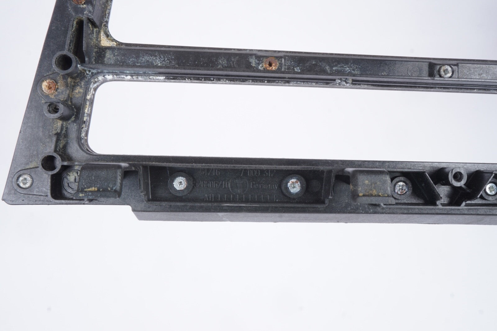 04-10 BMW 645Ci 650i Front Center Console Lower Gear Shifter Strip Wood Oem