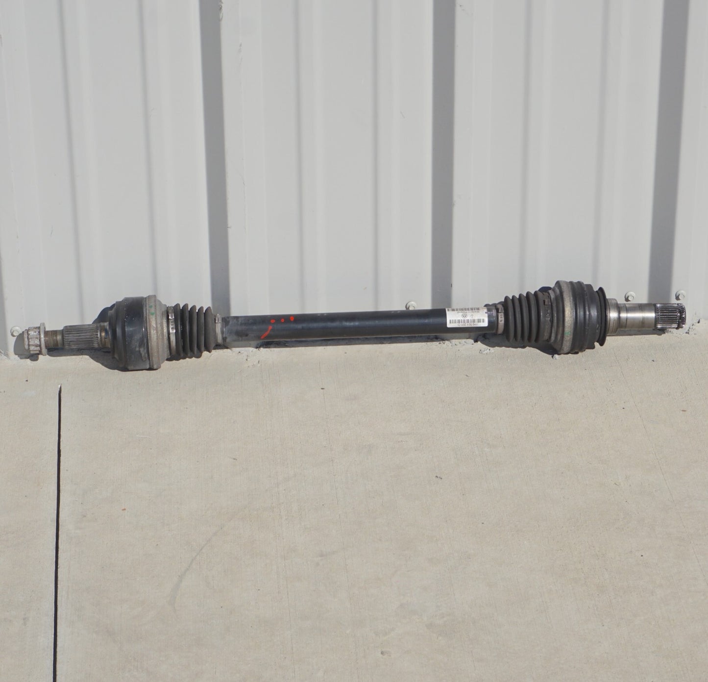 11-18 Porsche Cayenne 958 4.8l Rear Axle Shaft Left Driver Side OEM