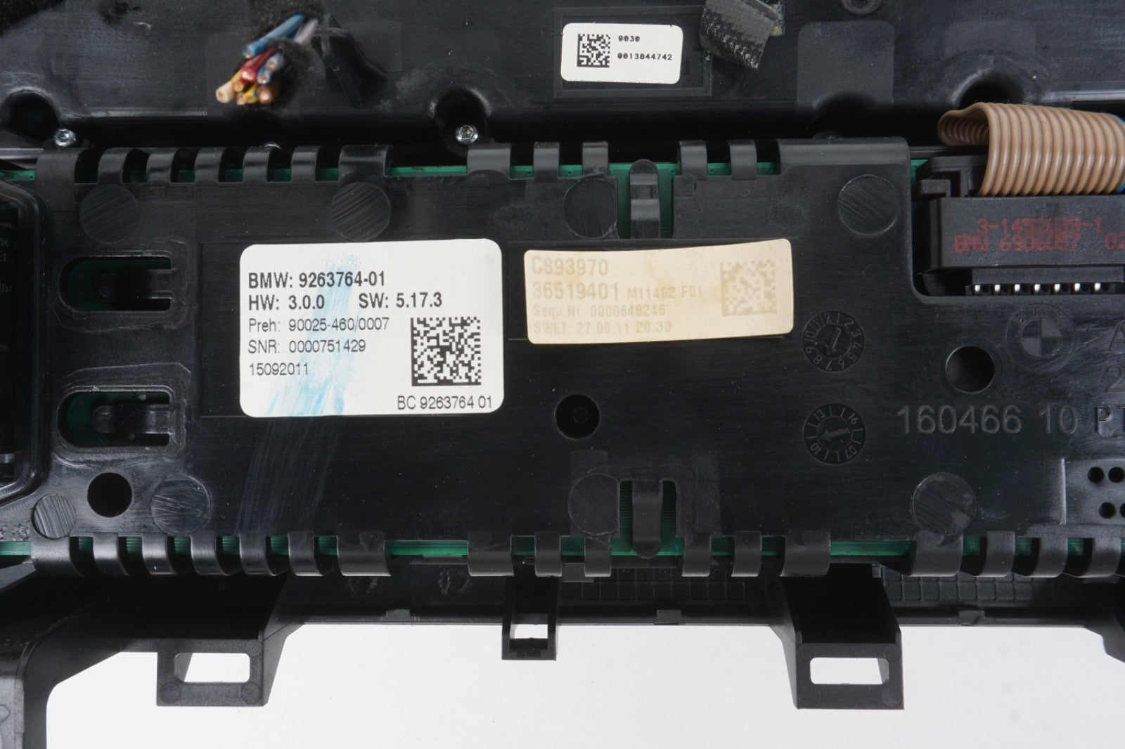 2012 - 2018 BMW 650i 640i F13 Radio Audio Receiver Climate Control Panel OEM