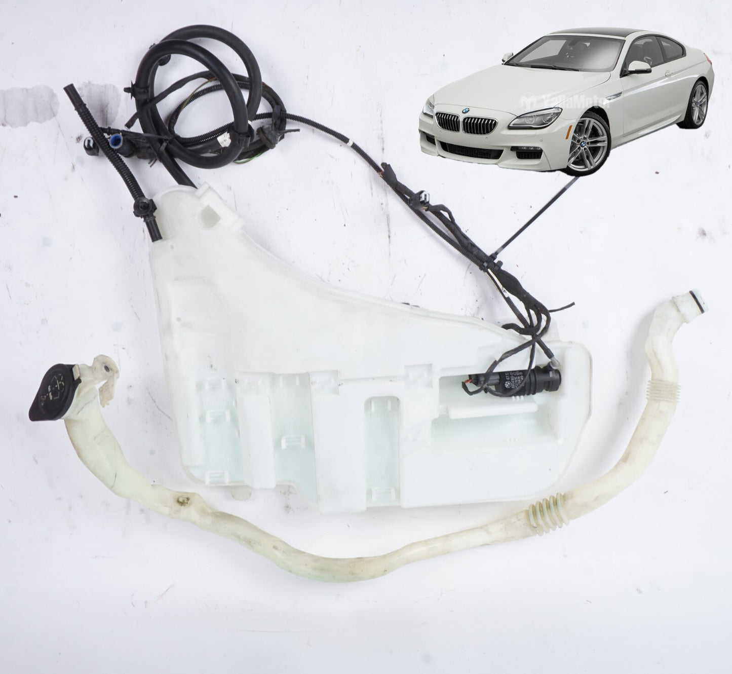 2012 - 2018 BMW 650i 640i Windshield Washer Reservoir Bottle OEM