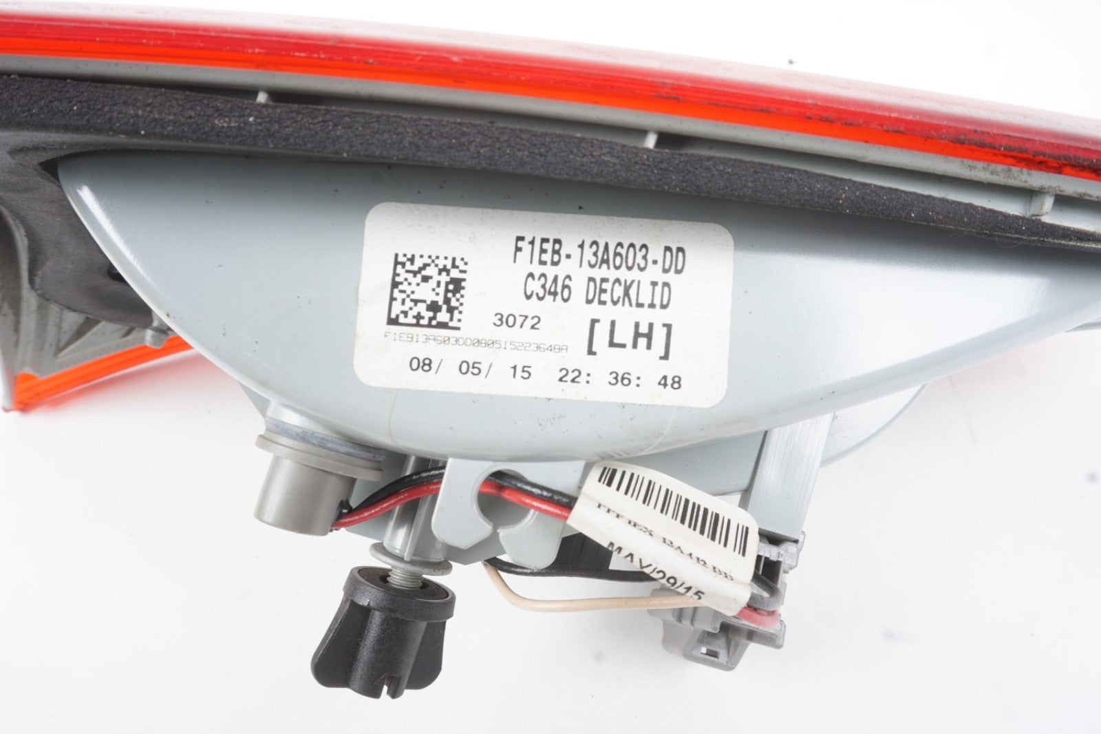 2015 - 2018 Ford Focus Left Side Inner Incandescent Tail Light OEM