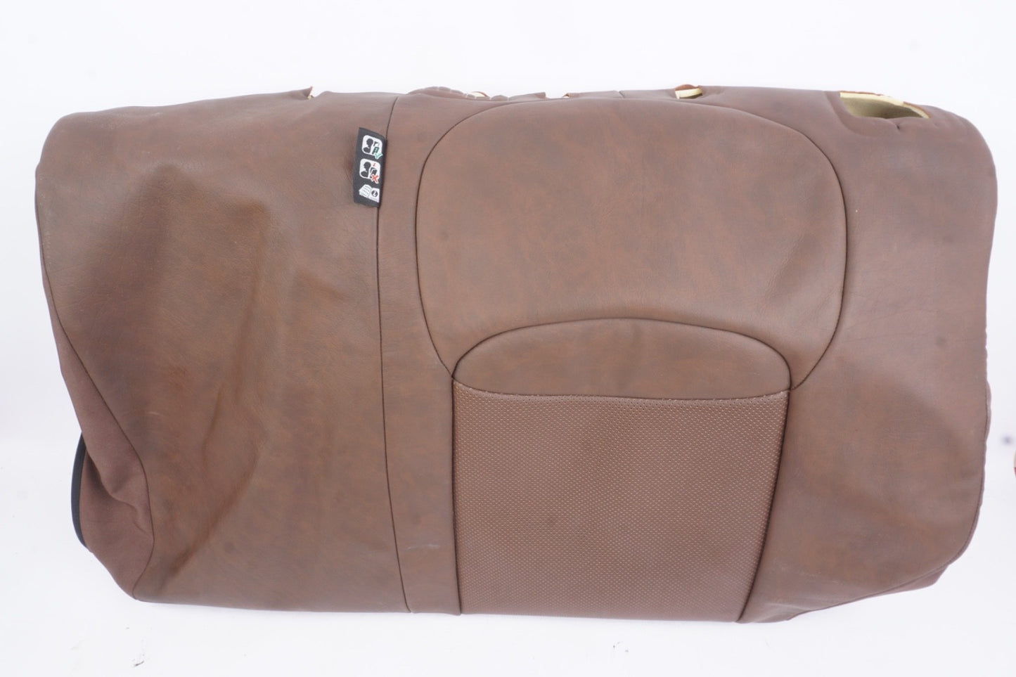 17 2016-2018 Fiat 500X Rear Upper Seat Back Driver Side Leather Brown Used OEM