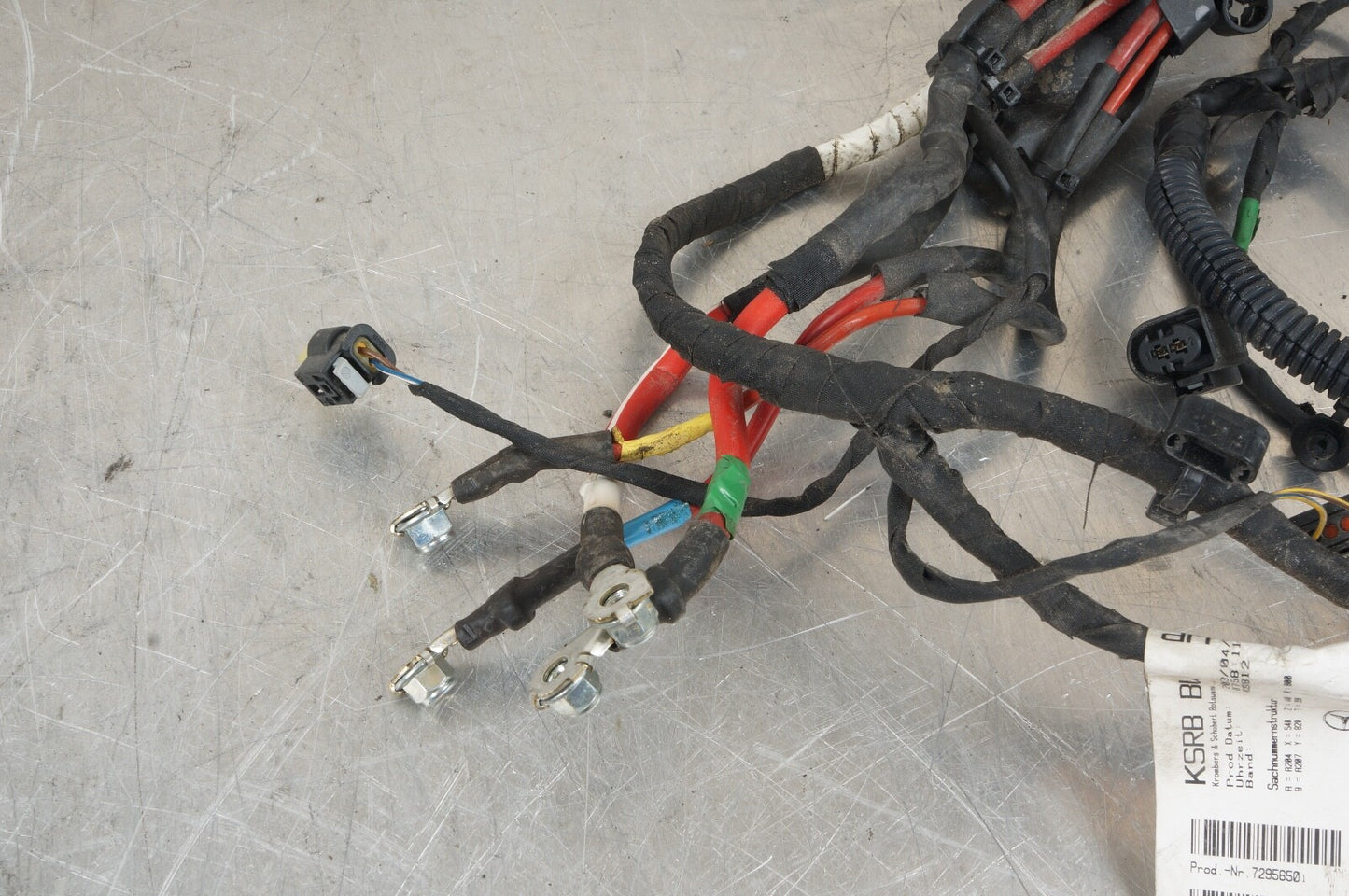 07-13 BMW E70 X5 Headlight Wire Wiring Harness Xenon Front Left 61136941424