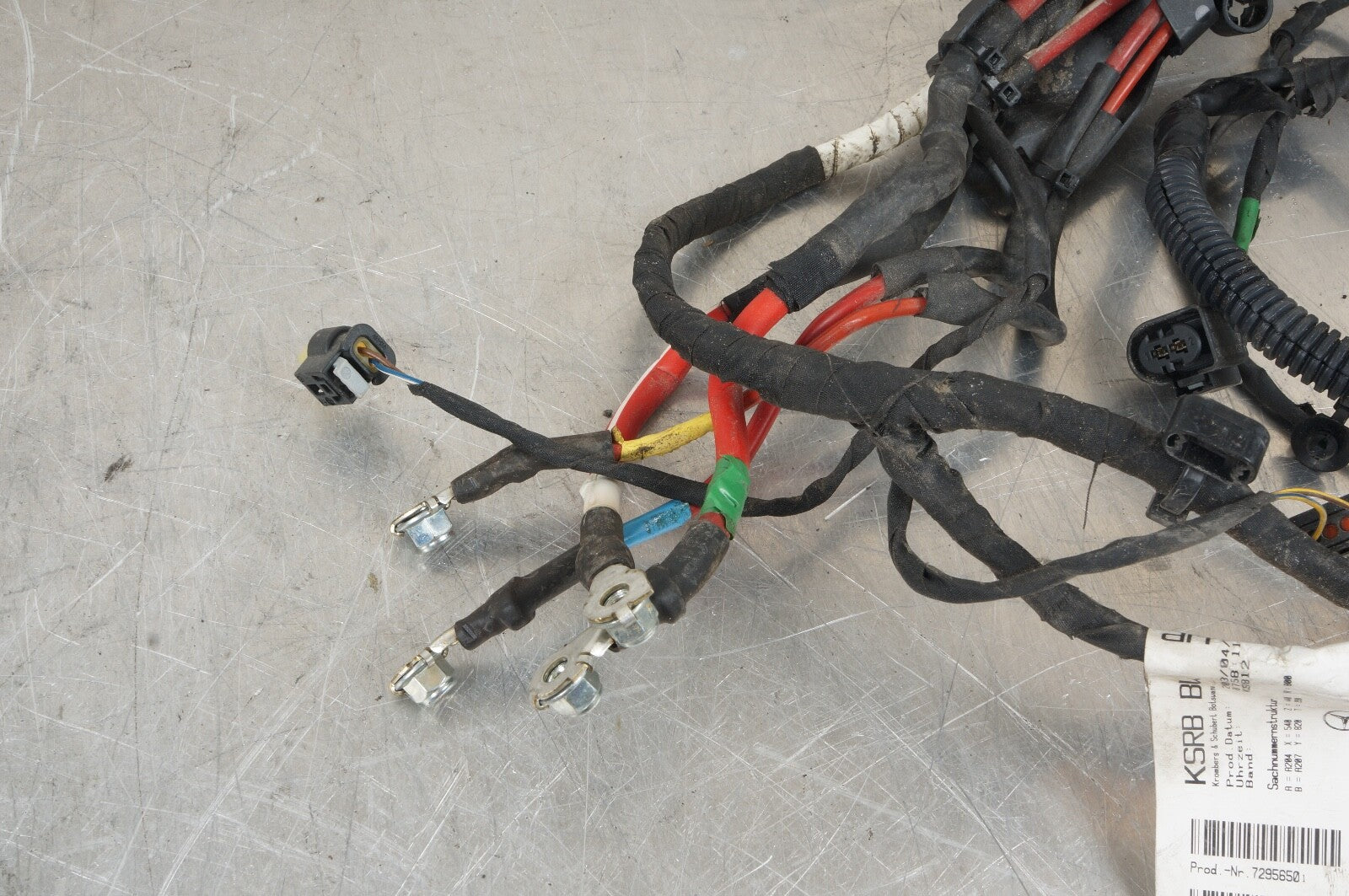 07-13 BMW E70 X5 Headlight Wire Wiring Harness Xenon Front Left 61136941424