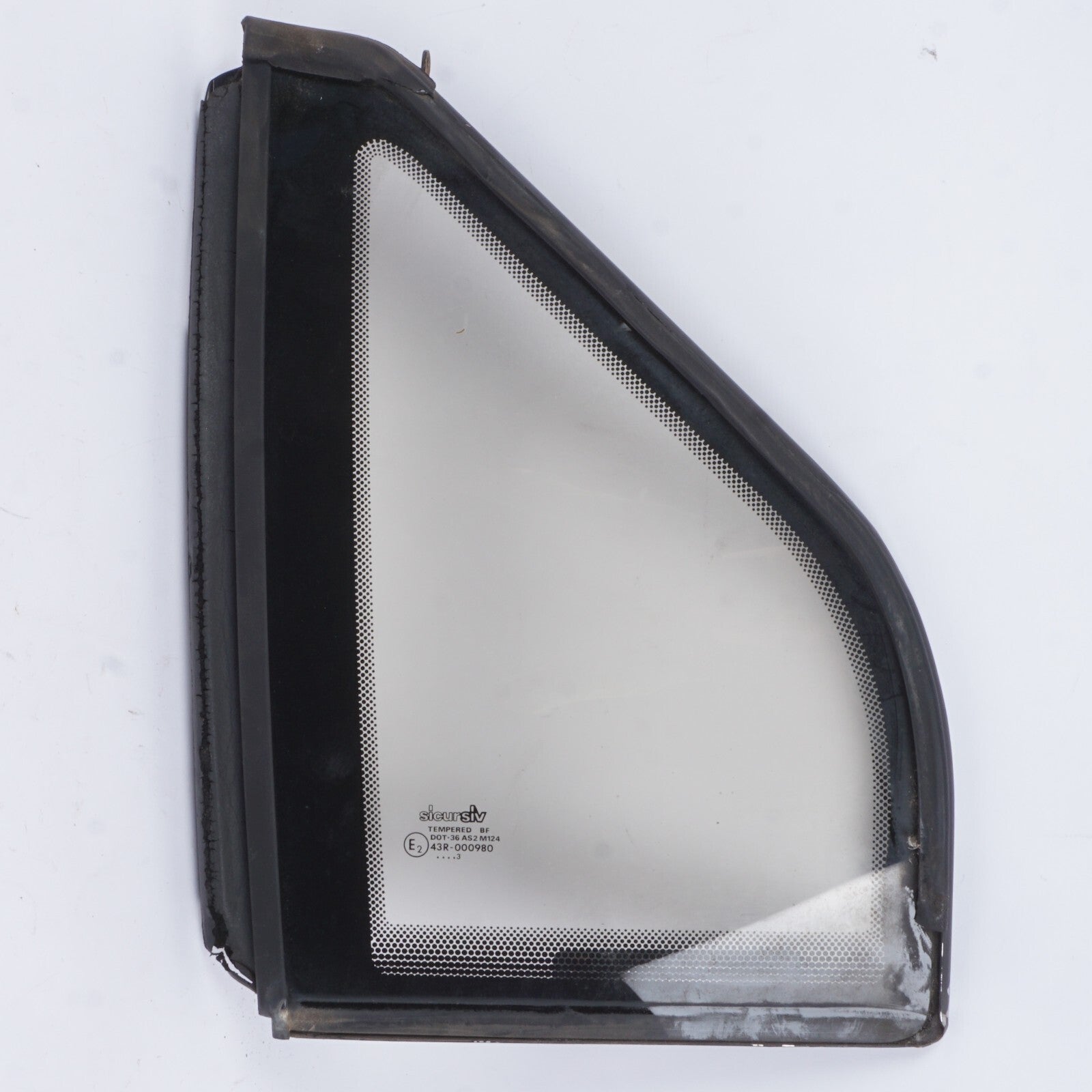 1987 - 1993 Cadillac Allante Rear Left Driver Side Quarter Window Glass OEM