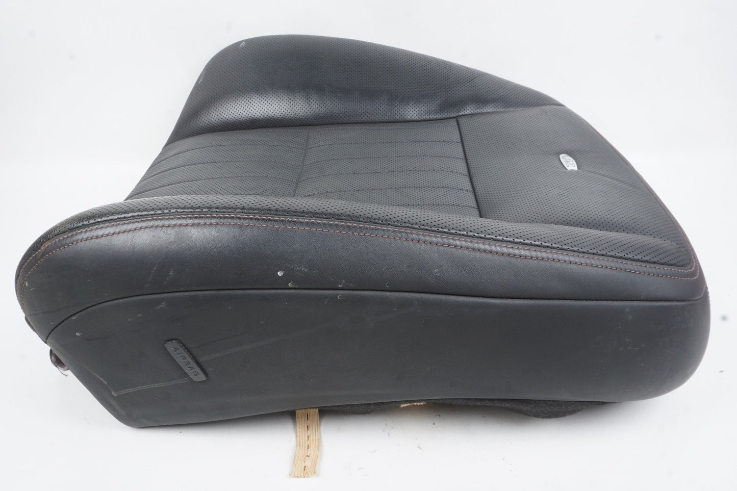 10-13 Mercedes W221 S600 Front Left Seat Cushion Top Upper Exclusive Black OEM