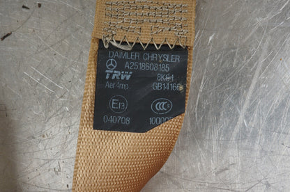 06-13 Mercedes W251 R350 R500 Seat Belt Retractor 3RD Row Left Side Beige OEM