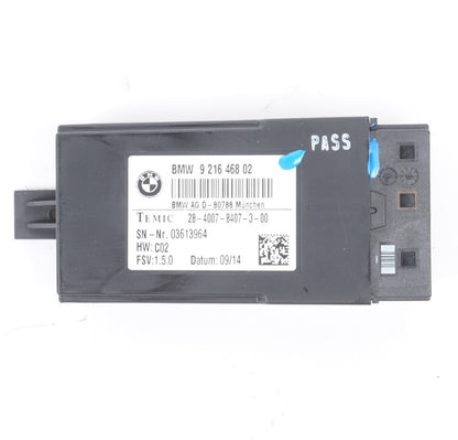 13 - 18 BMW 650I Front Seat Control Module 9216468 OEM