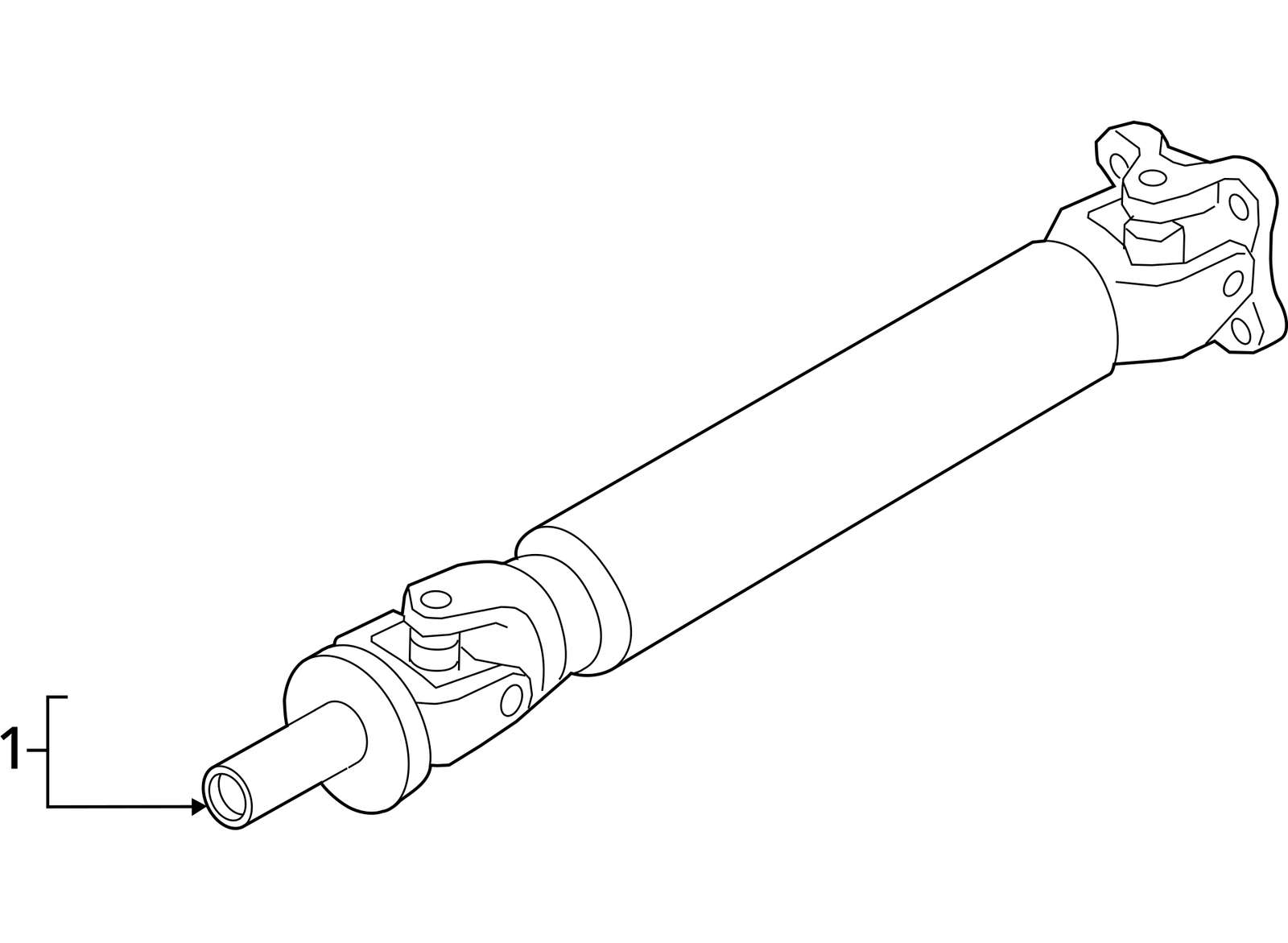 2017 - 2019 NISSAN TITAN XD REAR DRIVE SHAFT 5.0L 4X4 4WD 1N6BA1F34KN519715
