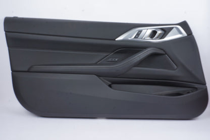2021-2024 BMW M440I 430I FRONT LEFT INNER DOOR TRIM PANEL BLACK LEATHER OEM