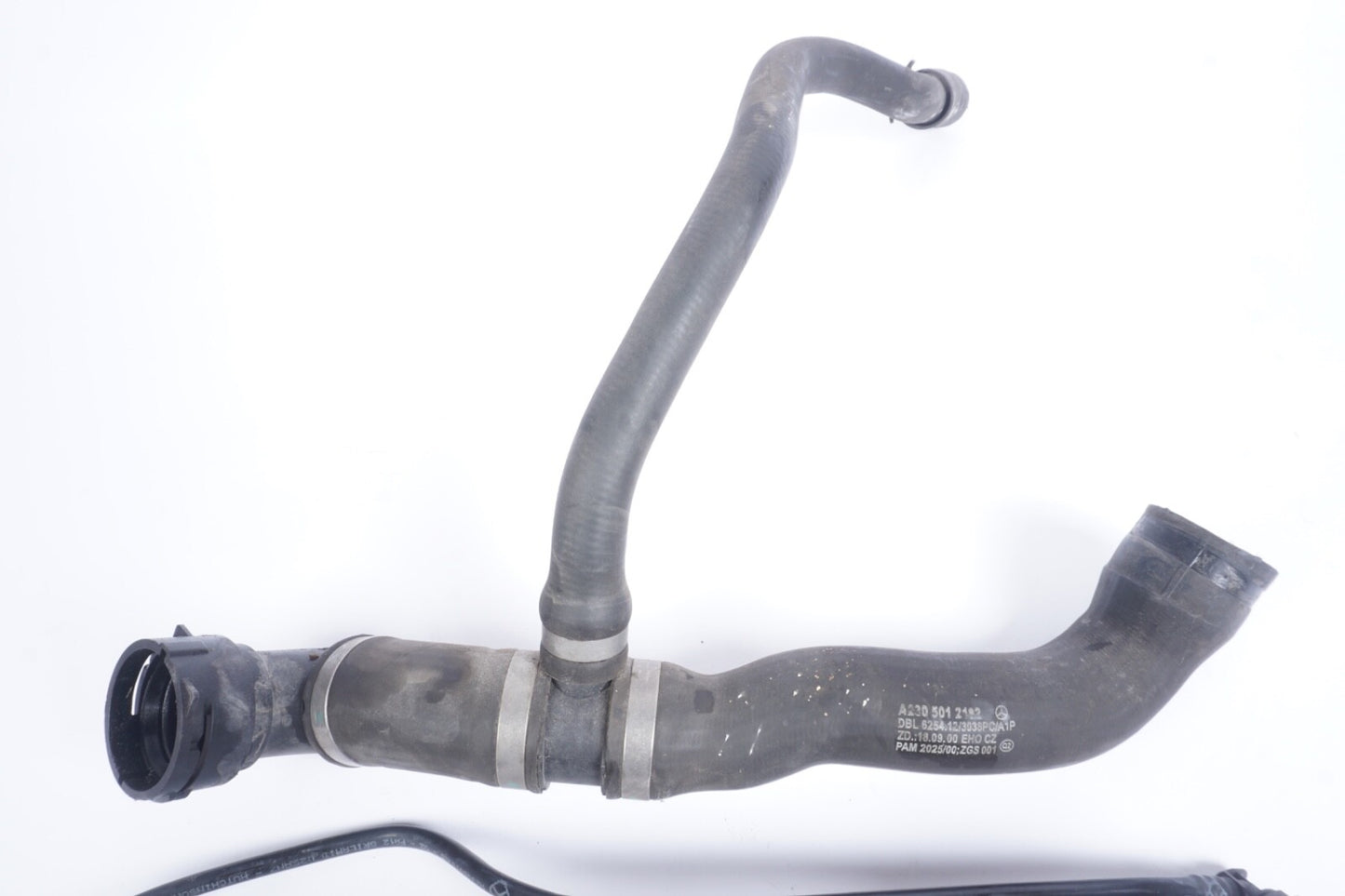 03-06 Mercedes R230 SL500 Upper Radiator Coolant Hose 2305010282 OEM Set
