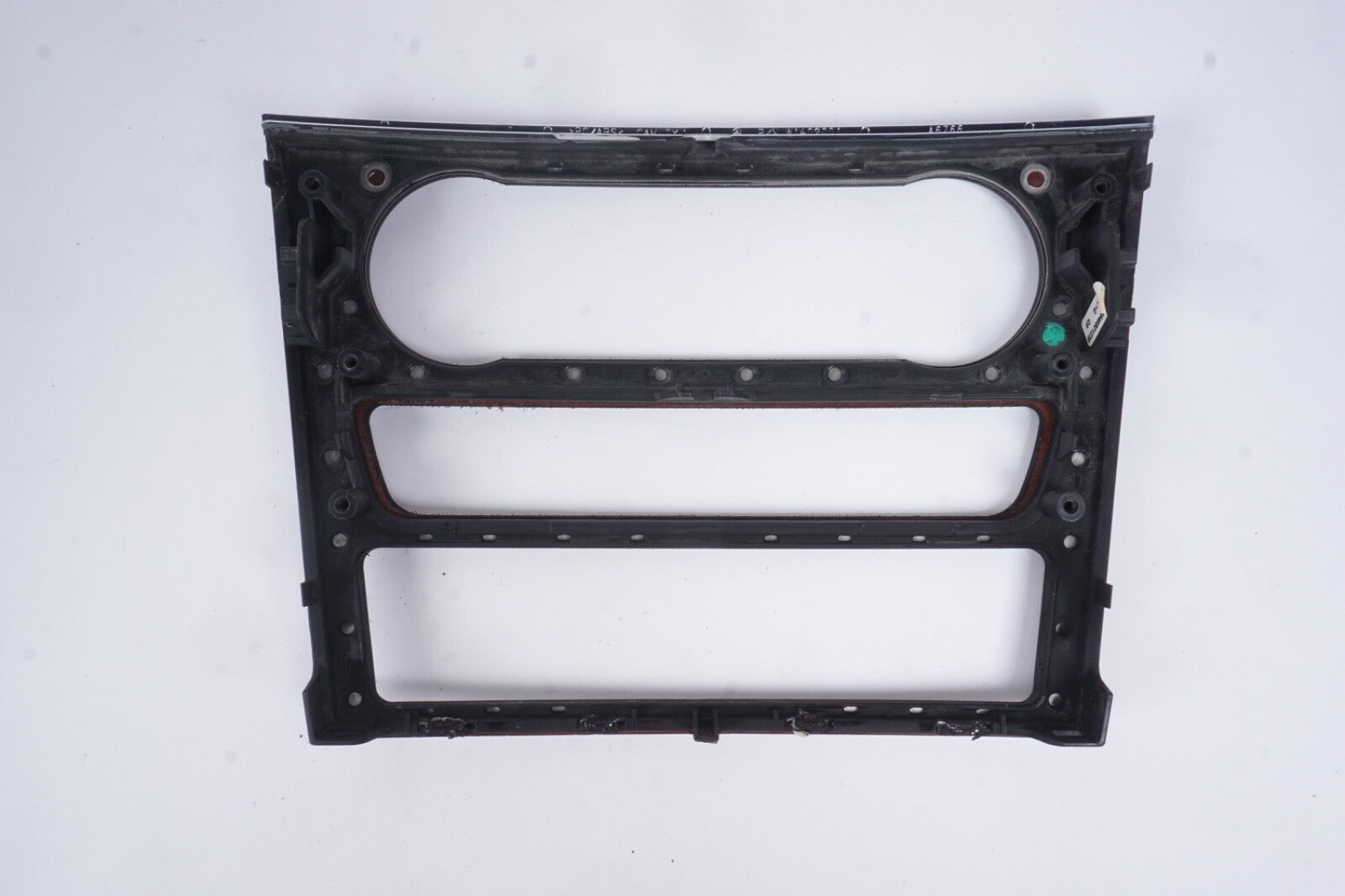07-11 Mercedes W164 ML350 ML550 Climate Control Dash Wood Trim Bezel 1646800209