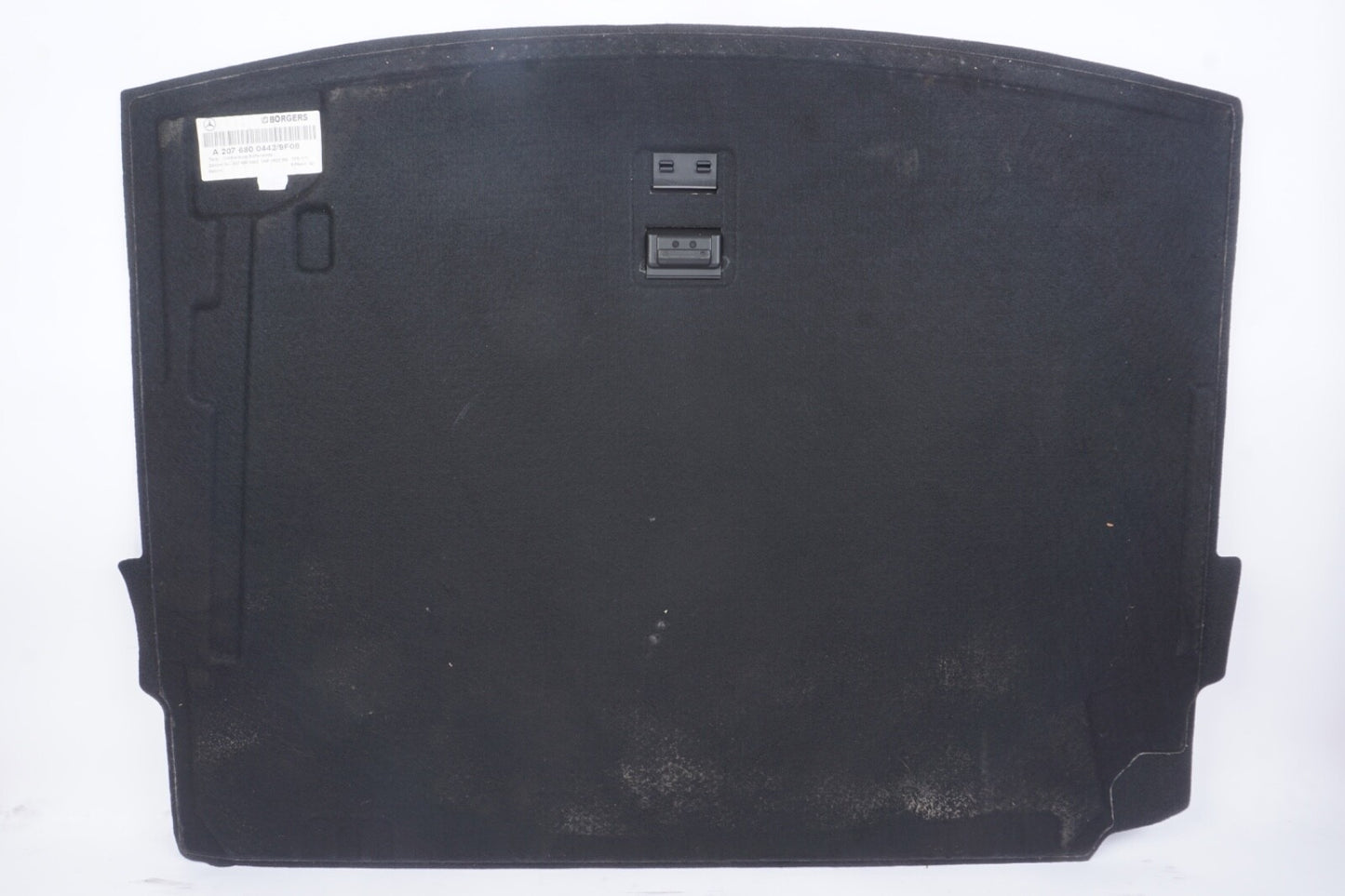 11-17 MERCEDES W207 E350 E550 CONVERTIBLE TRUNK MAT WHEEL COVER CARPET