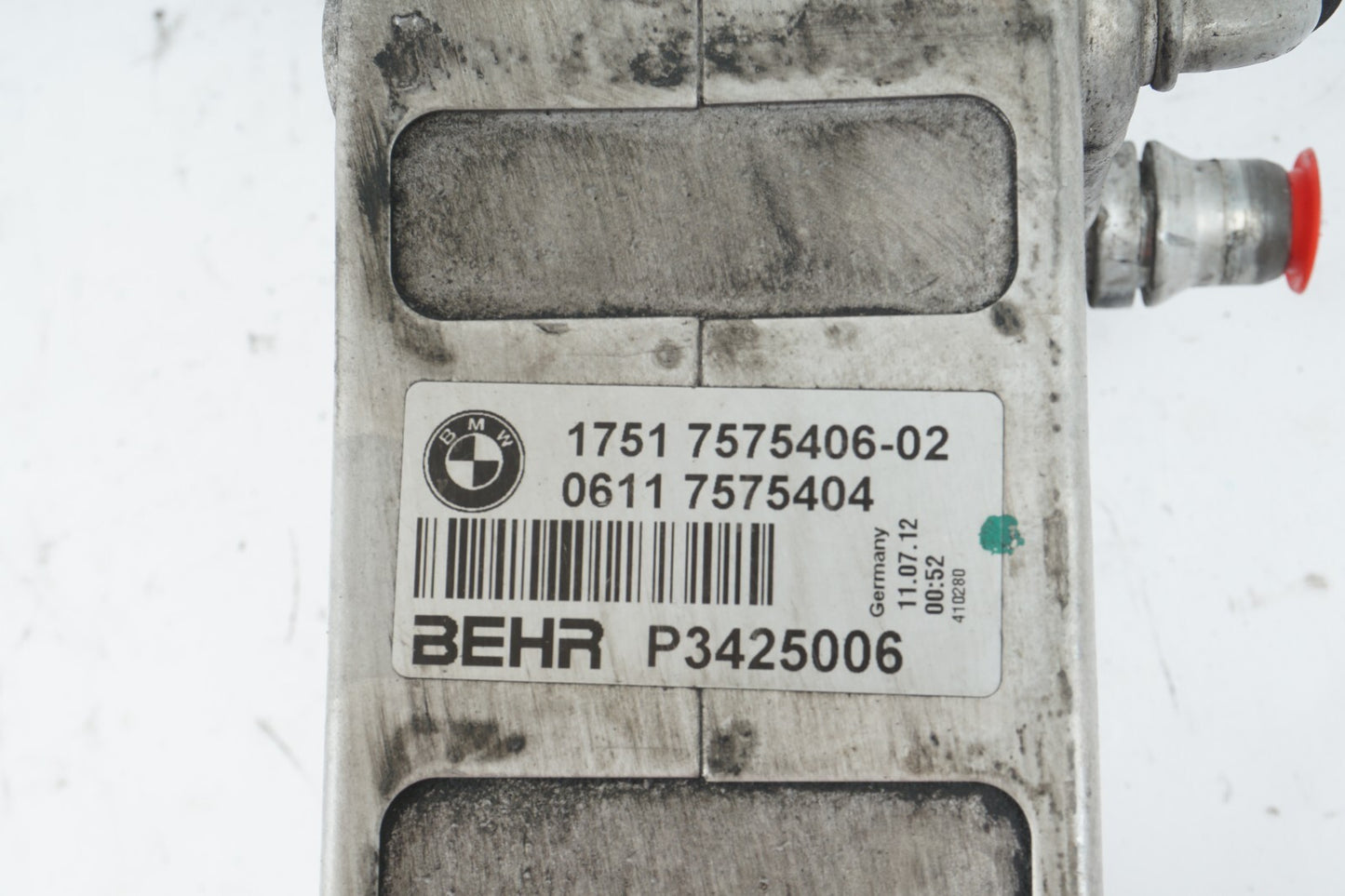 2012 - 2016 BMW 650i RIGHT PASSENGER SIDE NTERCOOLER 17517575406 OEM
