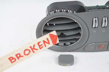 03-06 Mercedes SL500 SL55 Center Dashboard Hazard Dash Vent * FOR PARTS*  OEM