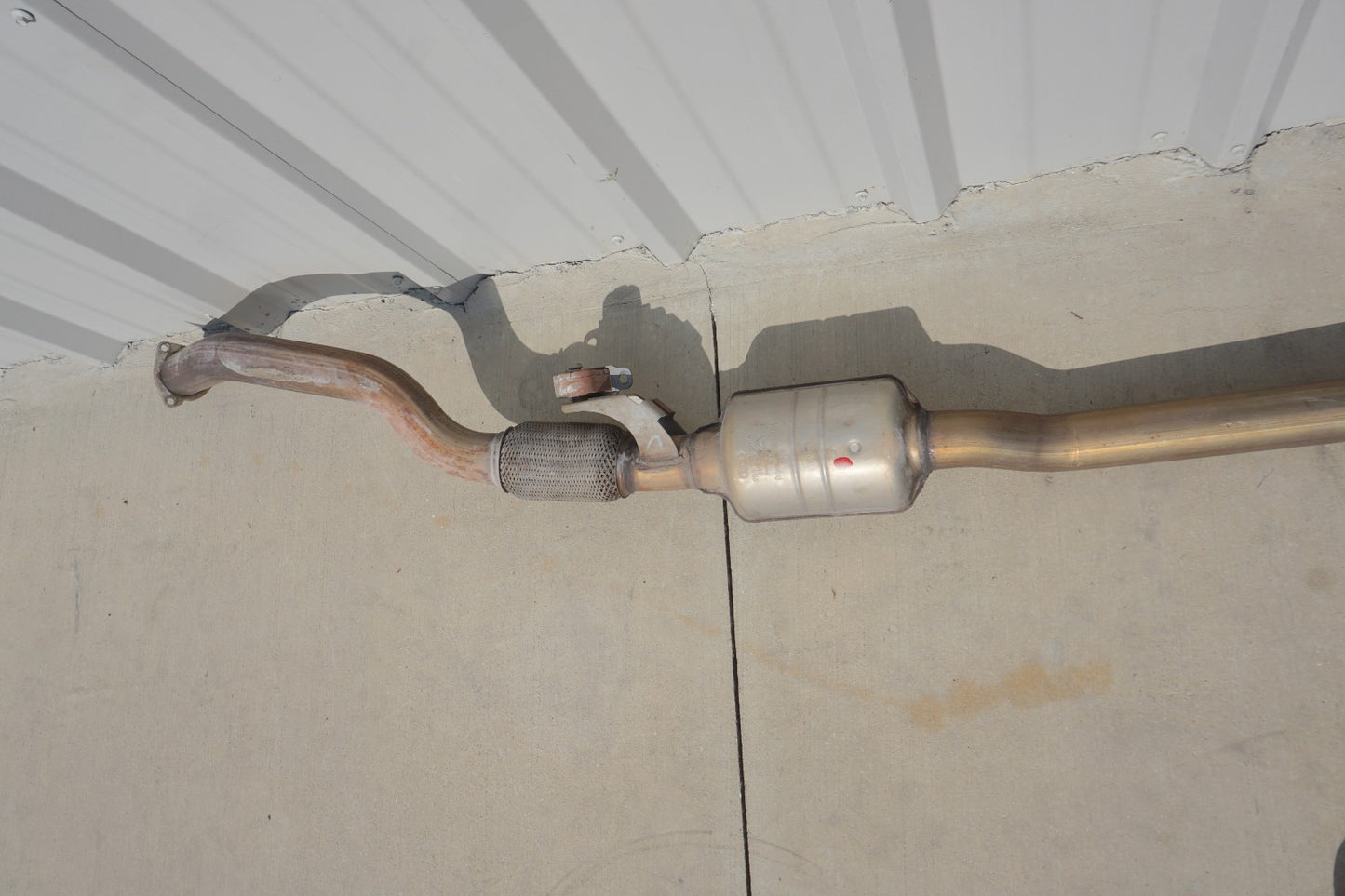 2011 2012 Audi A8 4.2l Exhaust Downpipe Flex Pipe Left Driver Side OEM