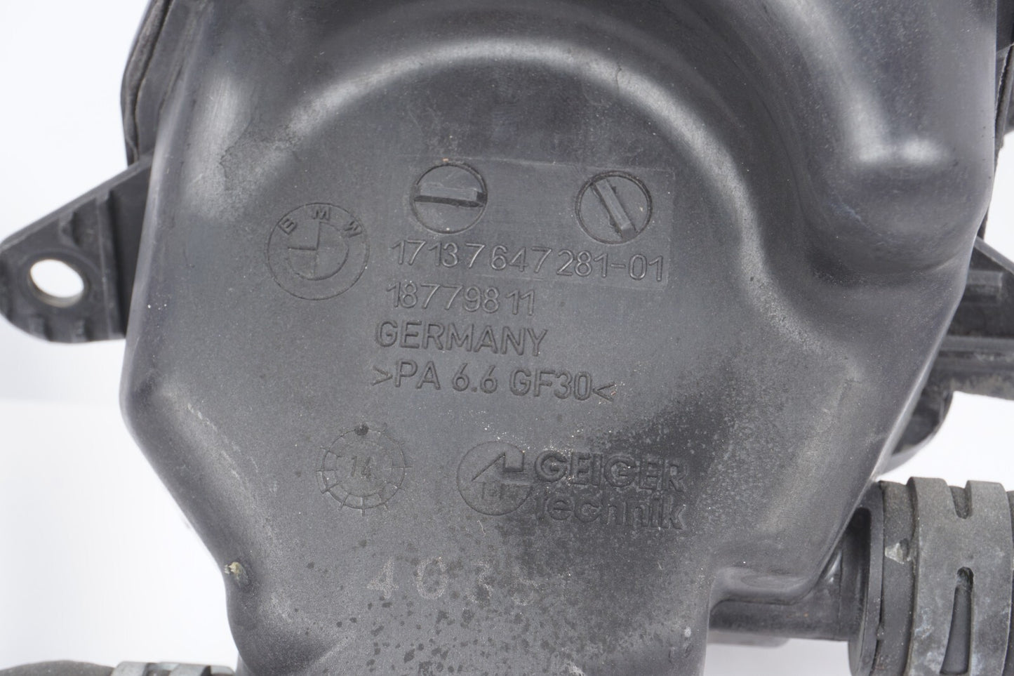 12-18 BMW 550I 650I 750I Intercooler Coolant Reservoir Expansion Tank OEM