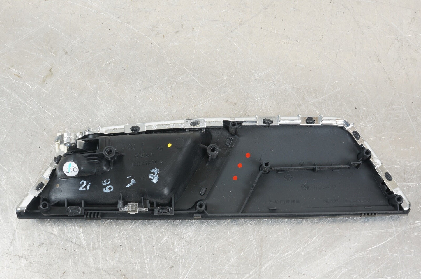07-09 Mercedes W221 S550 S450 Rear Left Side Interior Door Handle Black OEM