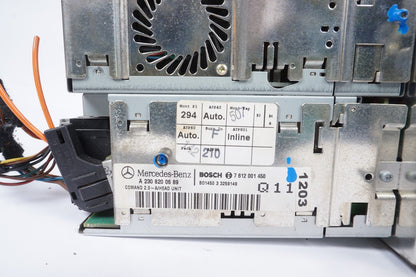 03-04 Mercedes R230 SL500 SL55 AMG Head Unit Radio Command Navigation OEM