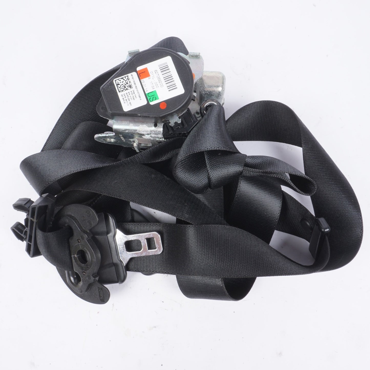 14-22 Maserati Ghibli M157 Front Left Driver Side Seat Belt Retractor Black OEM