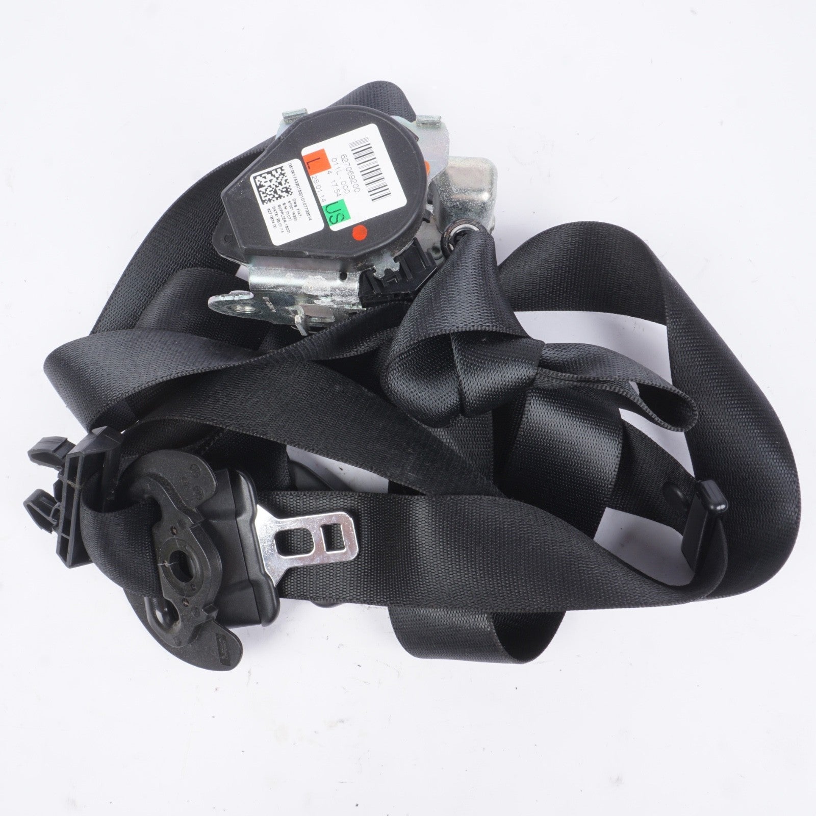 14-22 Maserati Ghibli M157 Front Left Driver Side Seat Belt Retractor Black OEM