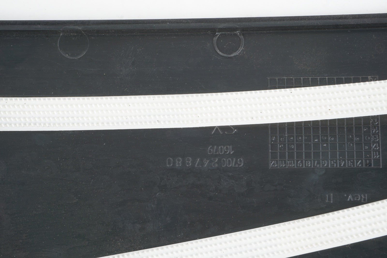 2014 - 2024 Maserati Ghibli Rear Left Side Door Pillar Molding OEM