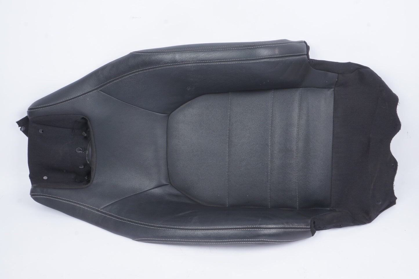 2010-14 MERCEDES E350 W212 COUPE FRONT LEFT DRIVER UPPER SEAT COVER BLACK