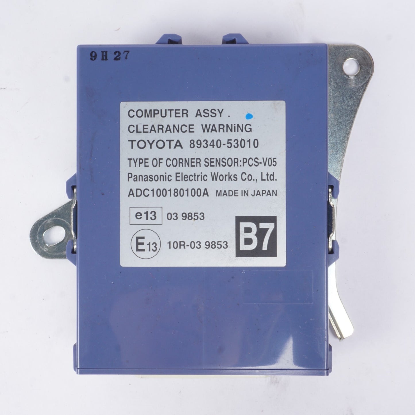 2010 - 2015 Lexus Is350 Is250 Conv Pdc Parking Clearance Warning Control Module