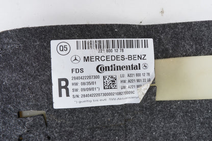 10-13 Mercedes W221 S550 S400 Front Right Passenger Seat Bladder Bolster  OEM