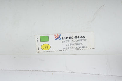 2010 - 2020 Bentley Mulsanne Rear Right Passenger Door Window Glass