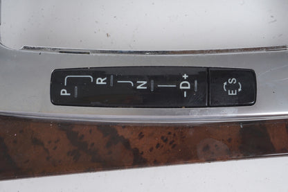 2008-2014 Mercedes C200 C250 E350 Center Console Shifter Bezel Trim Wood OEM