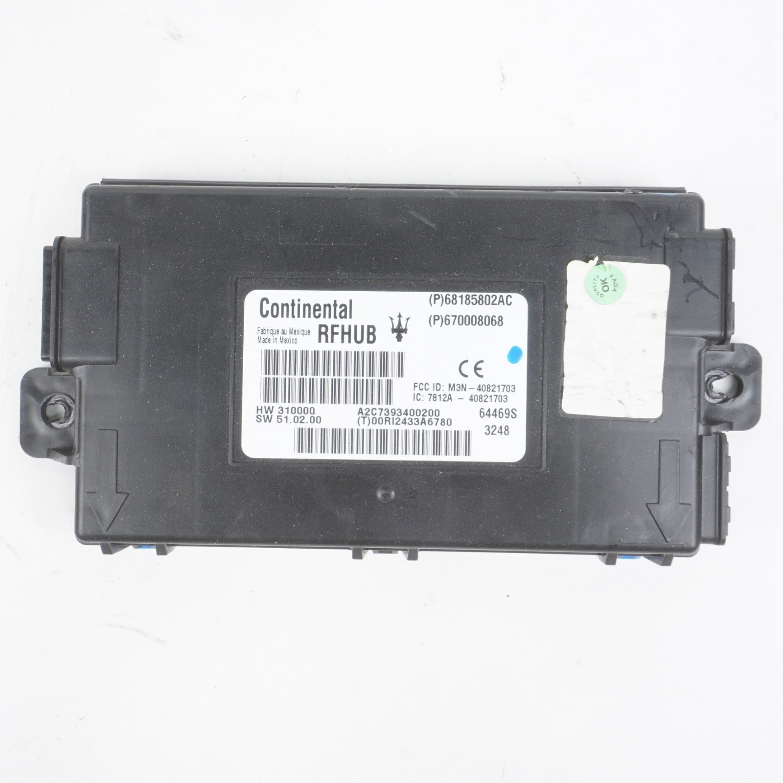 2014 - 2017 Maserati Ghibli S Q4 Passive Entry Computer Control Module Unit OEM