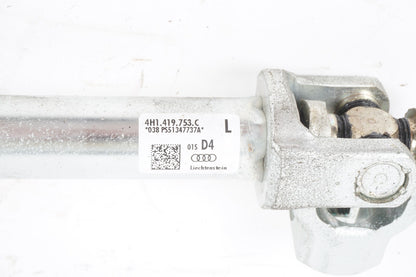 12-17 AUDI A8L A8 3.0L COLUMN LOWER INTERMEDIATE SHAFT 4H1419753C OEM