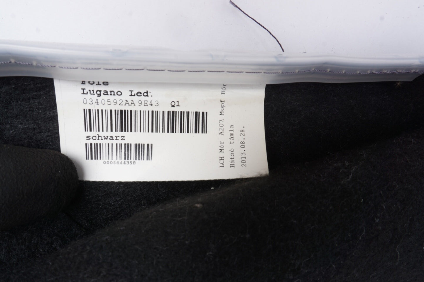 11 - 17 Mercedes W207 E550 E350 Convertible Rear Seat Cushion Top Upper OEM