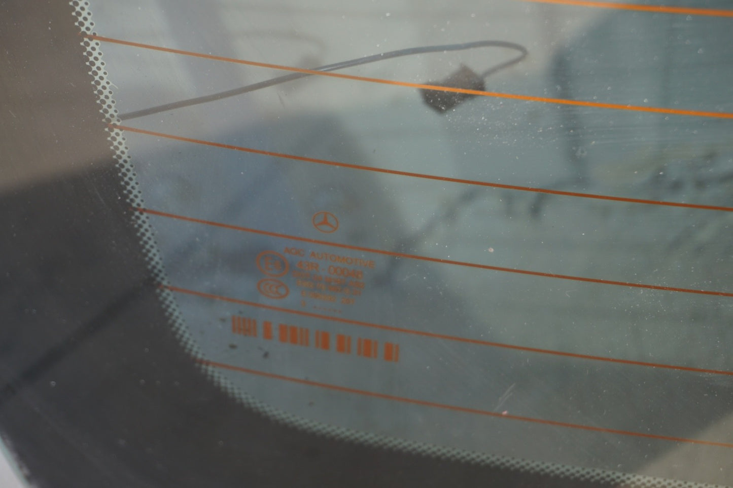 Fits 2012-2014 Mercedes Benz C250 C300 C350 C63AMG 4Dr Sedan Back Window Glass 