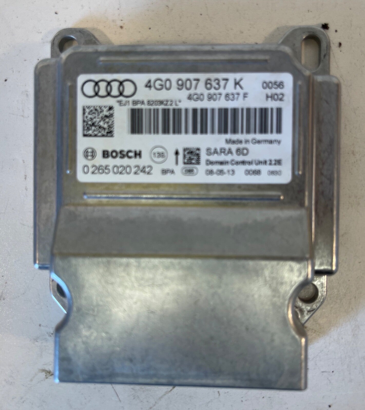 Audi A6 4G C7 A7 ESP 2012 Control Unit Control Module Sensor 4G0907637K